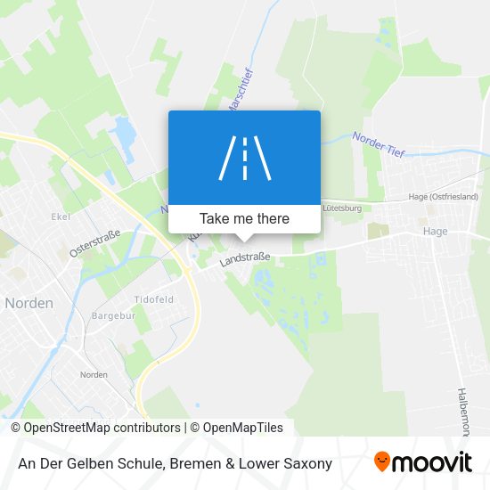 An Der Gelben Schule map