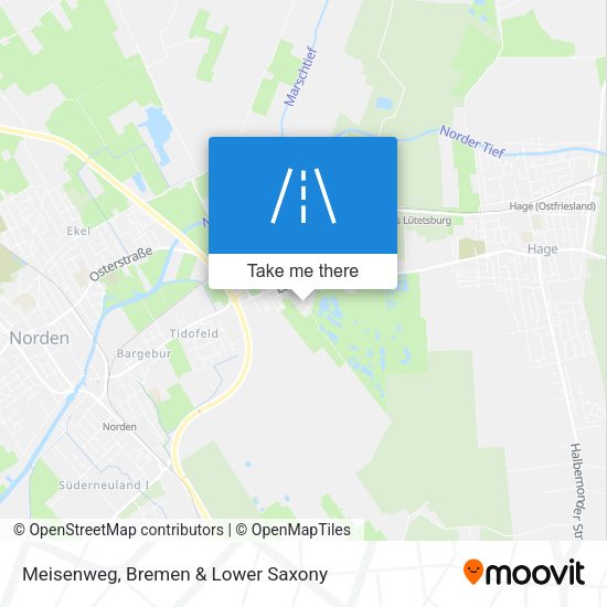 Meisenweg map