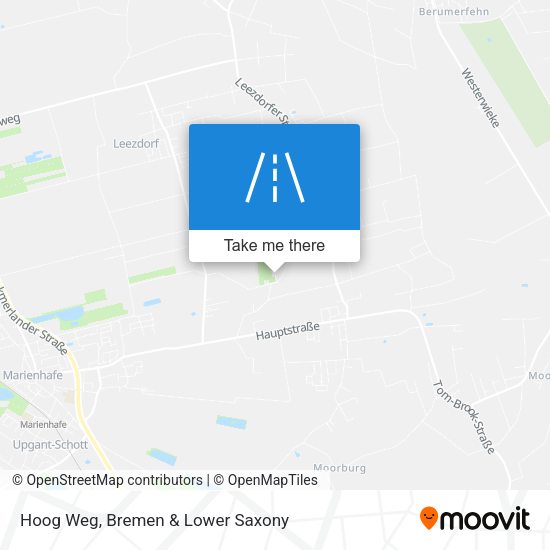Hoog Weg map