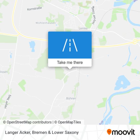 Langer Acker map