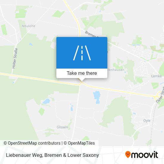 Liebenauer Weg map