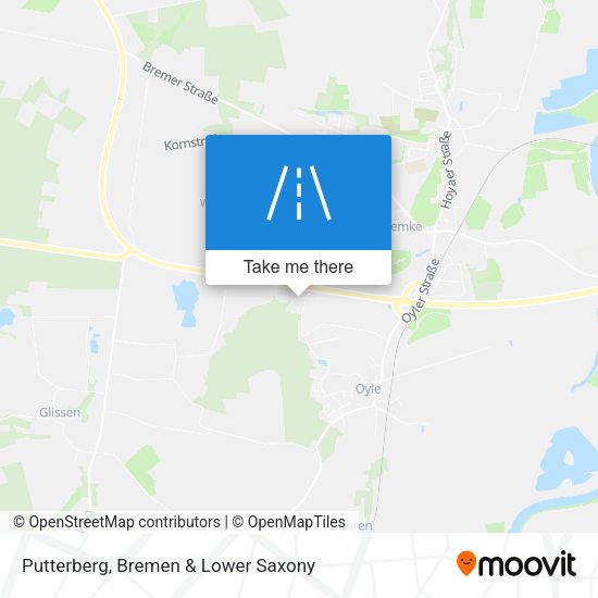 Putterberg map