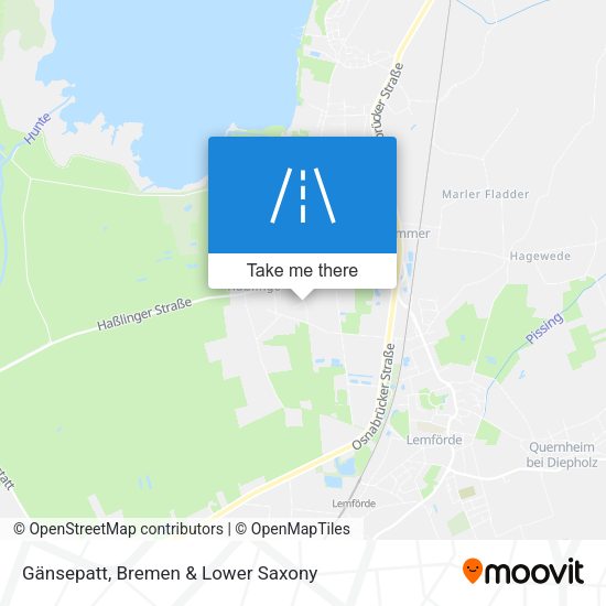 Gänsepatt map
