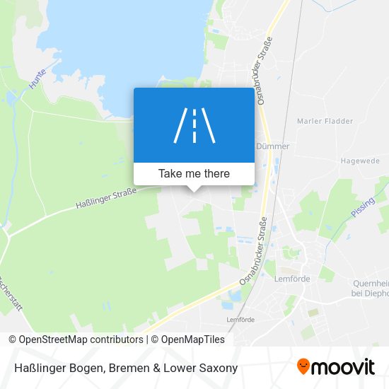 Haßlinger Bogen map