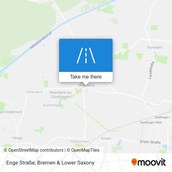 Enge Straße map