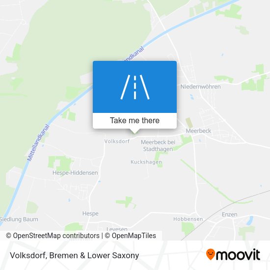 Volksdorf map