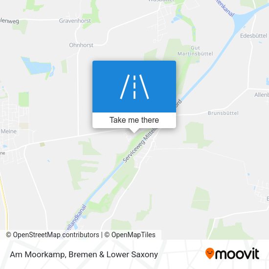 Am Moorkamp map