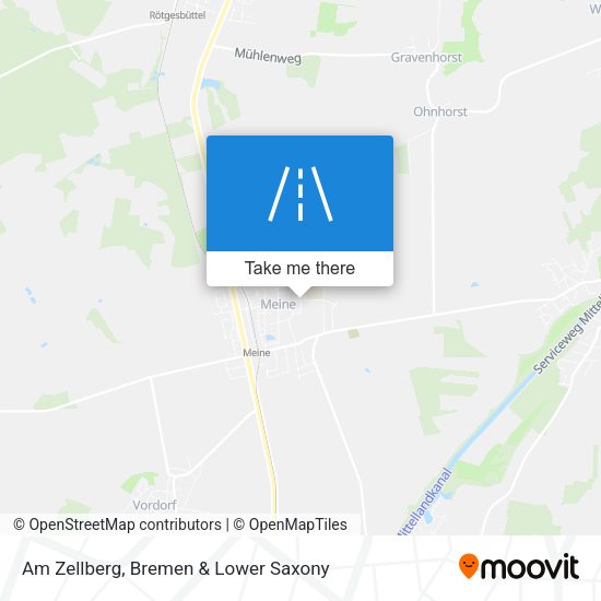 Am Zellberg map