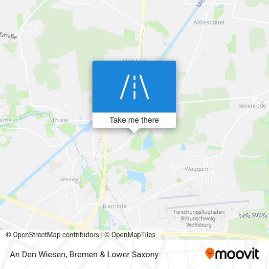 An Den Wiesen map