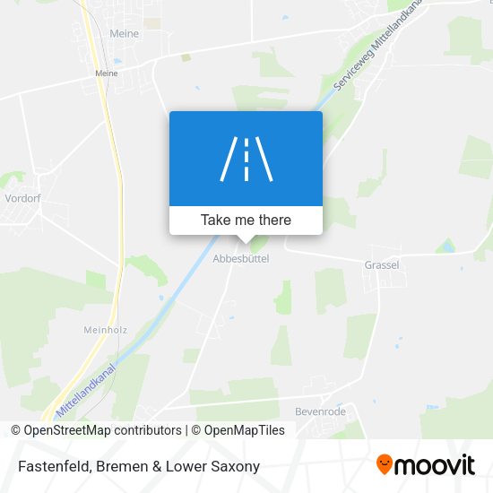 Fastenfeld map