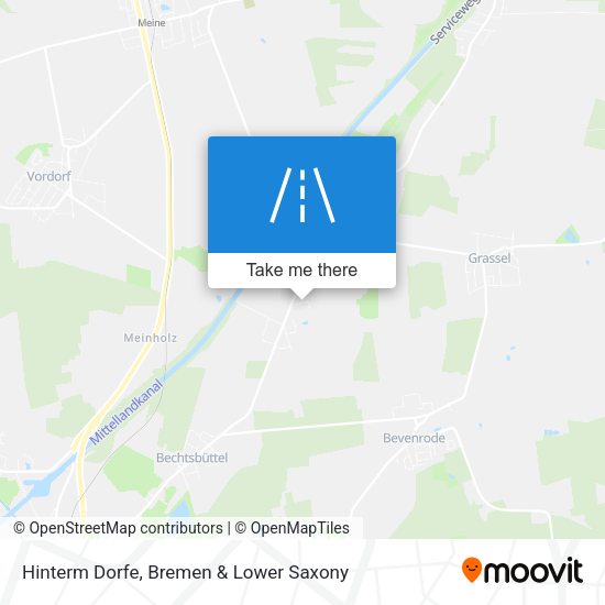 Hinterm Dorfe map