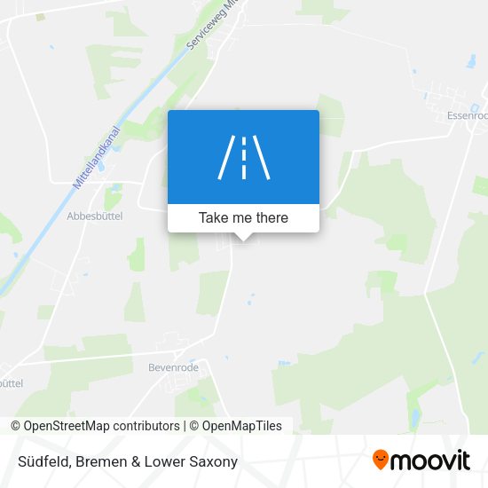 Südfeld map