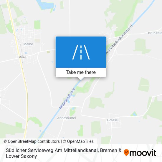 Südlicher Serviceweg Am Mittellandkanal map