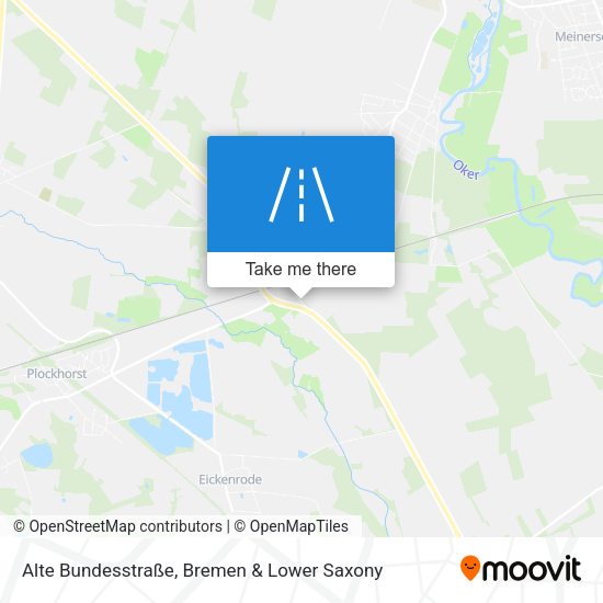 Alte Bundesstraße map