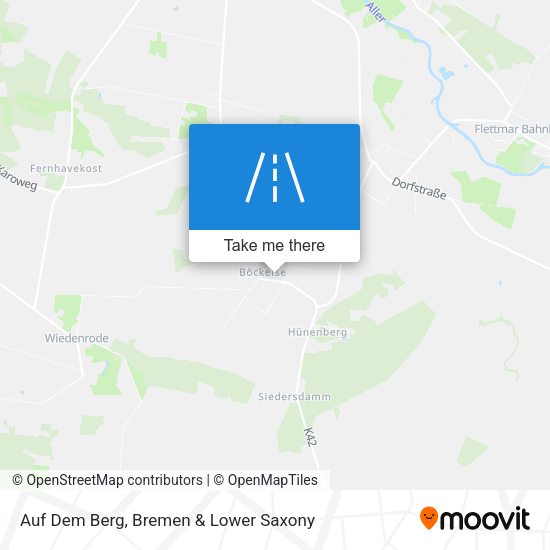 Auf Dem Berg map