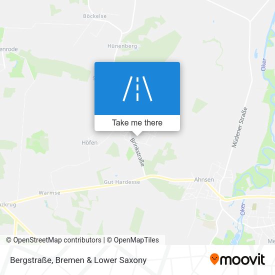 Bergstraße map