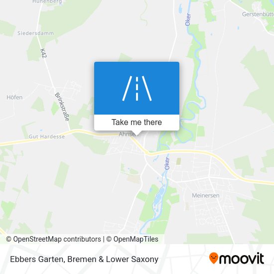 Ebbers Garten map
