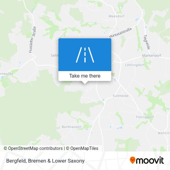 Bergfeld map