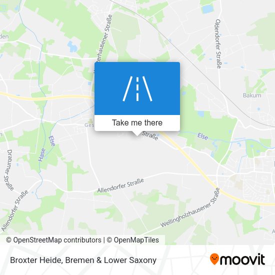 Broxter Heide map