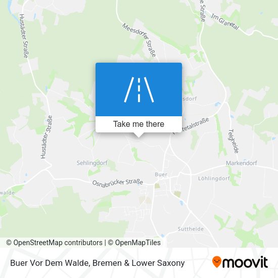 Buer Vor Dem Walde map