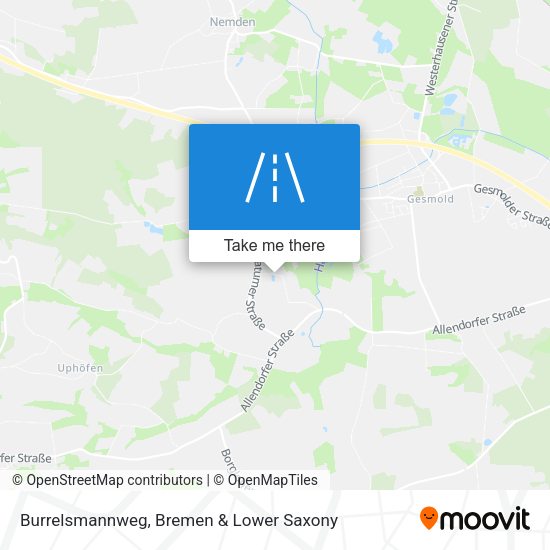 Burrelsmannweg map