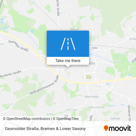 Gesmolder Straße map