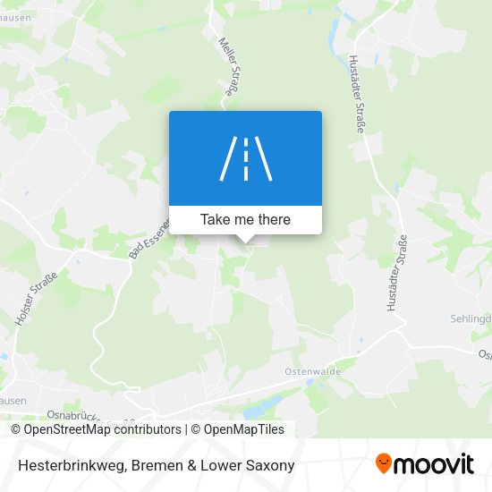Hesterbrinkweg map