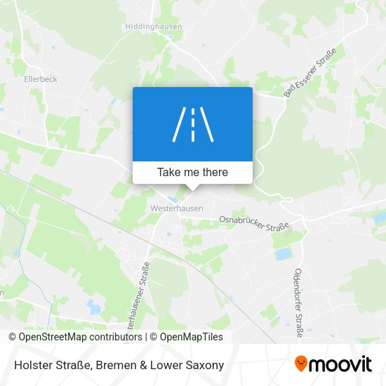 Holster Straße map