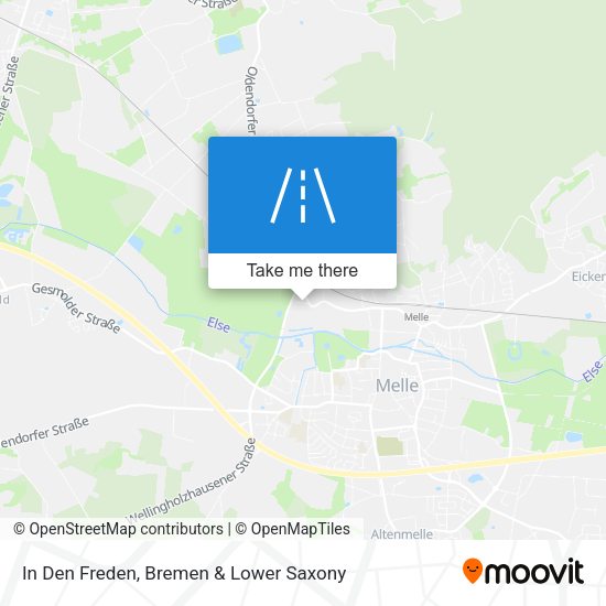 In Den Freden map