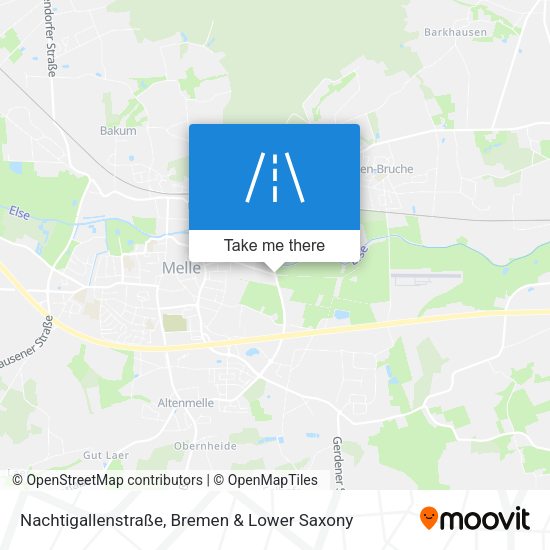 Nachtigallenstraße map