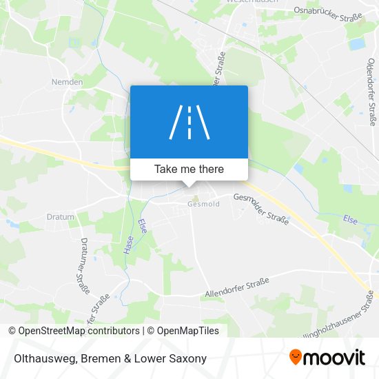 Olthausweg map