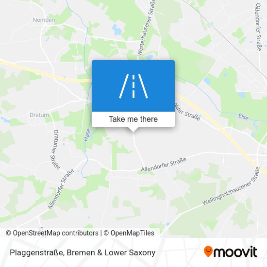 Plaggenstraße map