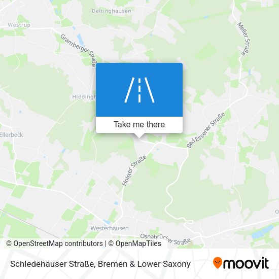 Schledehauser Straße map