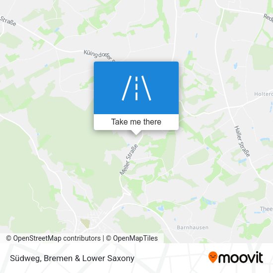 Südweg map