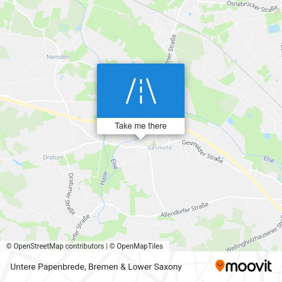 Untere Papenbrede map