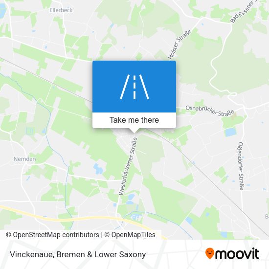 Vinckenaue map