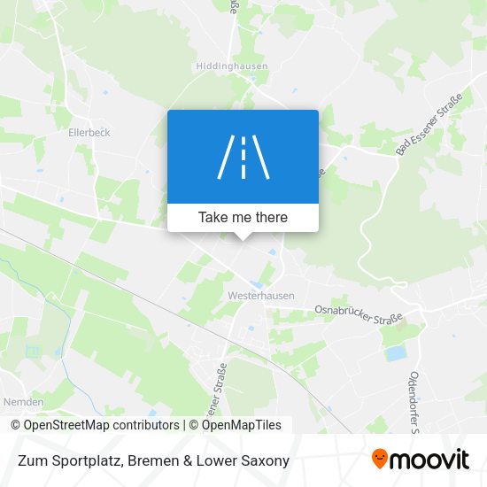 Zum Sportplatz map