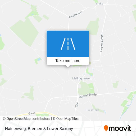 Hainenweg map