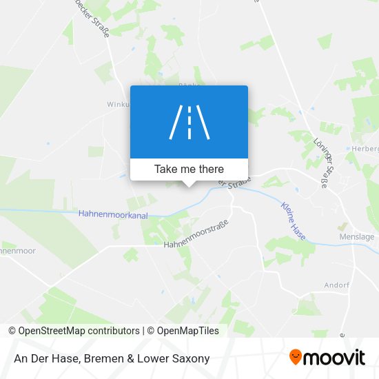 An Der Hase map