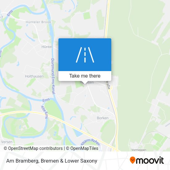 Am Bramberg map