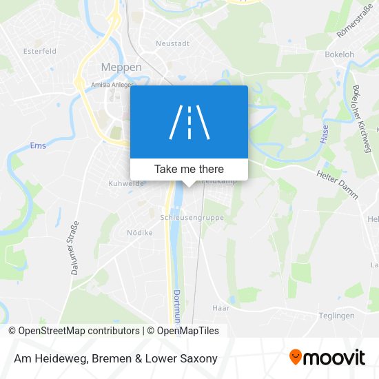 Am Heideweg map