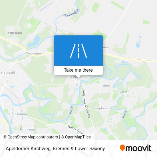 Apeldorner Kirchweg map