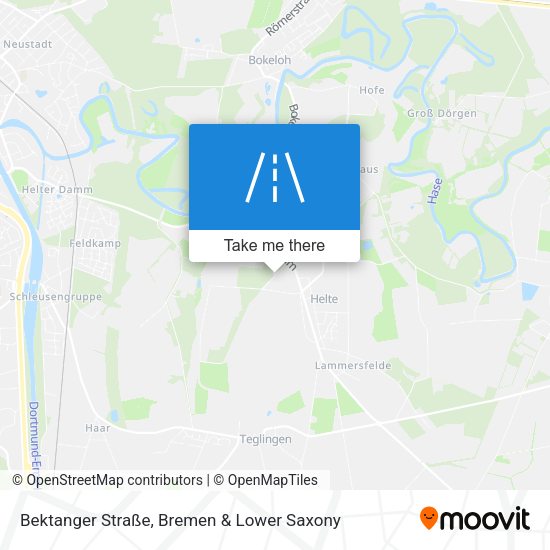 Bektanger Straße map