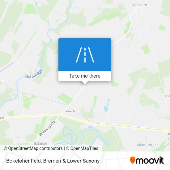 Bokeloher Feld map