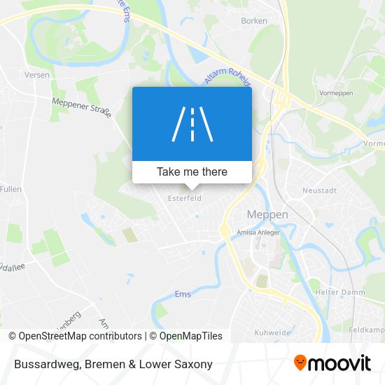 Bussardweg map