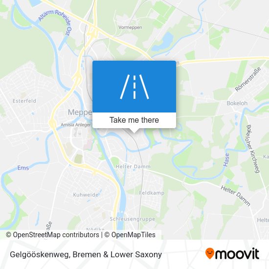 Gelgööskenweg map