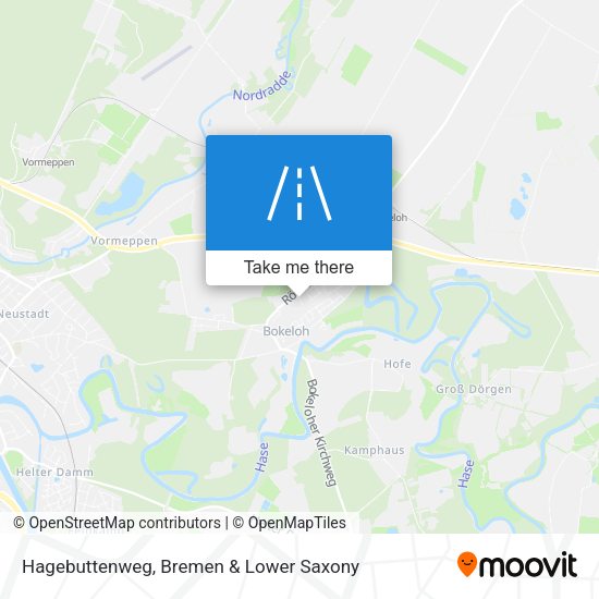 Hagebuttenweg map
