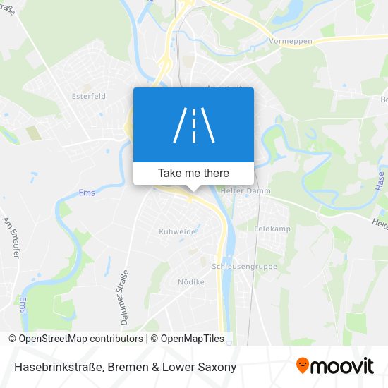 Hasebrinkstraße map