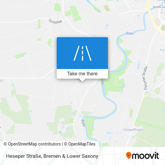 Heseper Straße map