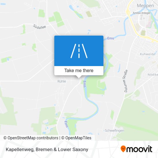 Kapellenweg map